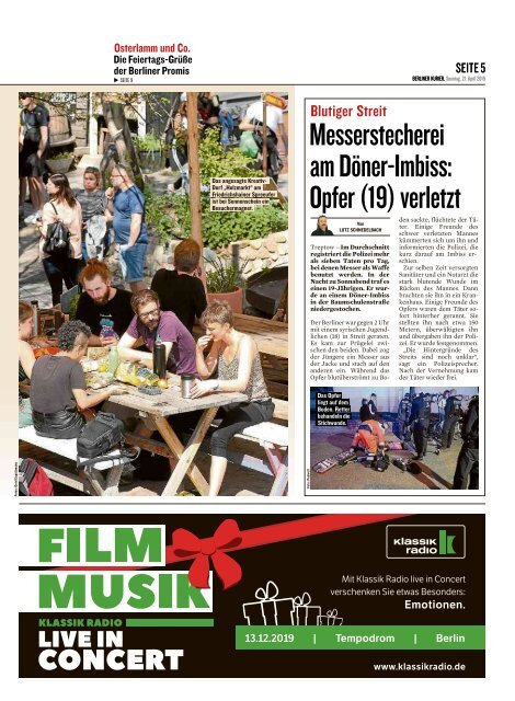 Berliner Kurier 21.04.2019