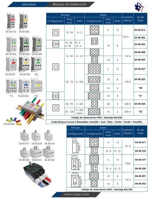 Catalogo MAZ Actualizacion Abril 2019