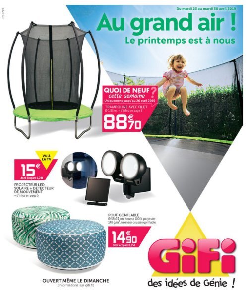 Gifi catalogue 23-30 avril 2019