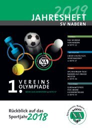 SV Nabern Jahresheft 2019