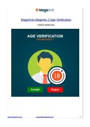 Magento 2 Age Verification