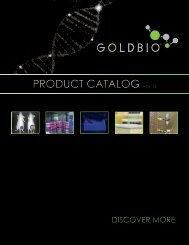 GoldBio Product Catalog vol. 16