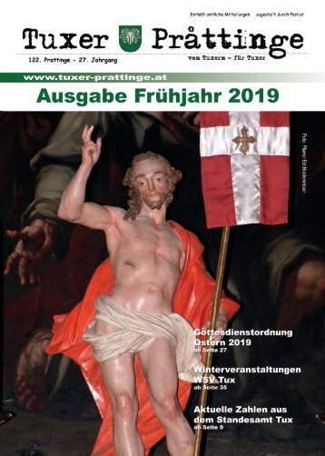 Tuxer Prattinge - Ausgabe Frühjahr 2019