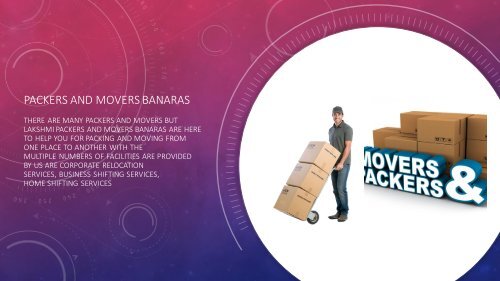 Packers and movers banaras