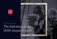 The Salvation Army 2018 Annual Report 040419