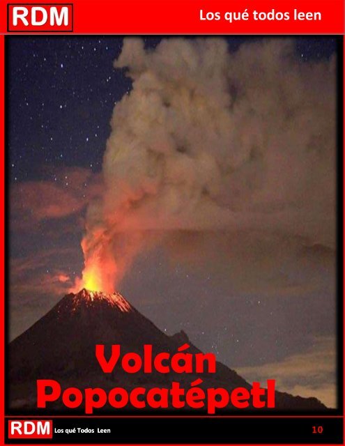 LOS VOLCANES POPOCATÉPTL MÉXICO  Y KÍLAUEA HAWÁI