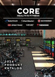 Core Health & Fitness Deutsche Katalog