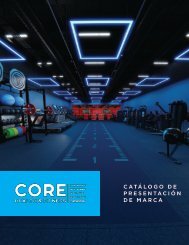 CORE HEALTH & FITNESS CATÁLOGO DE PRESENTACIÓN DE MARCA