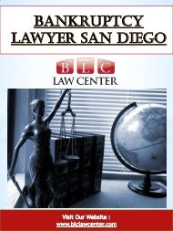 Bankruptcy Lawyer San Diego