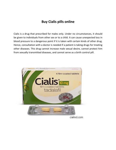 cheap cialis pills online