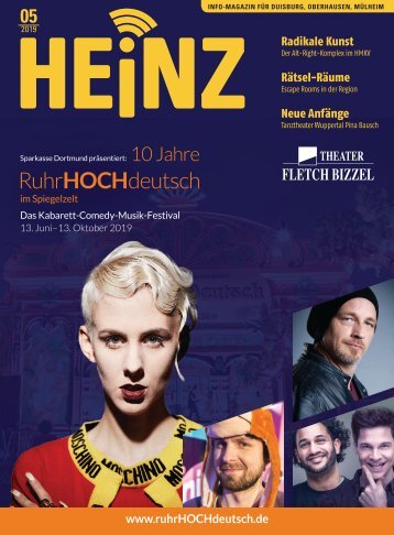 05_2019 HEINZ MAGAZIN Duisburg, Oberhausen, Mülheim