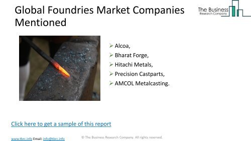 Global Foundries Market Report Segments And Insights To 2022