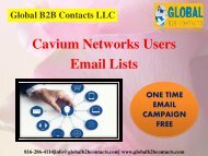 Cavium Networks Users Email Lists