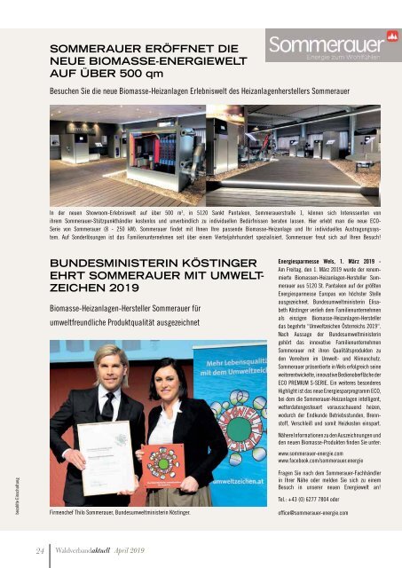 Waldverband Aktuell - Ausgabe 2019-02