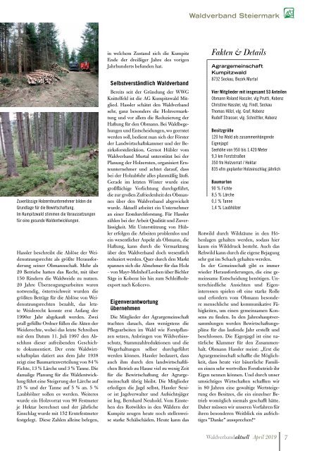 Waldverband Aktuell - Ausgabe 2019-02