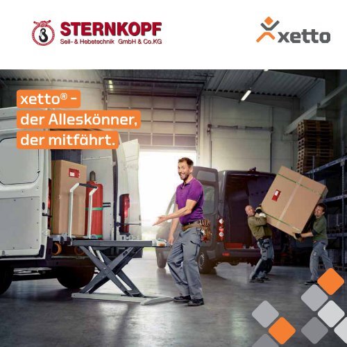 Xetto - Verladehilfe 1 Person für 250 kg