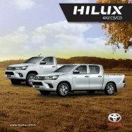 Hilux 4x2 CS y CD 2019