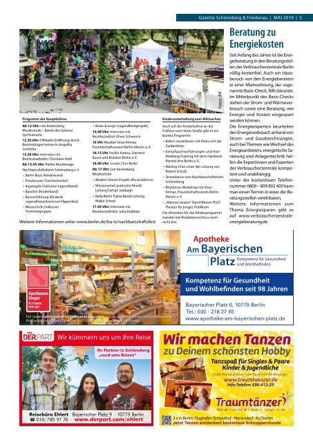 Gazette Schöneberg & Friedenau Mai 2019