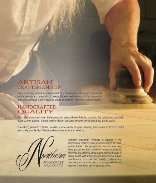 Northern Woodcraft Products 2019 Catalog