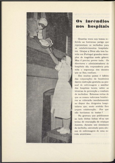 Hospitais Portugueses ANO IV n.º 19 setembro-outubro 1952