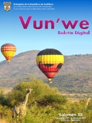 Boletín Digital Vun´we  volumen 12 _ Ene-Mar 2019