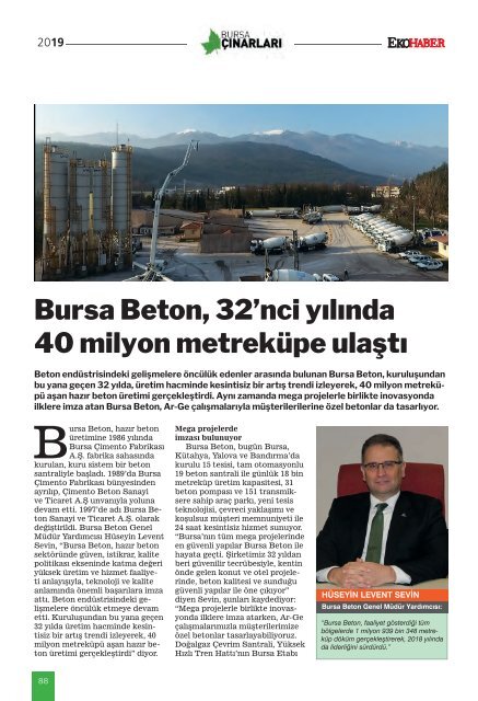 BURSA ÇINARLARI 2019