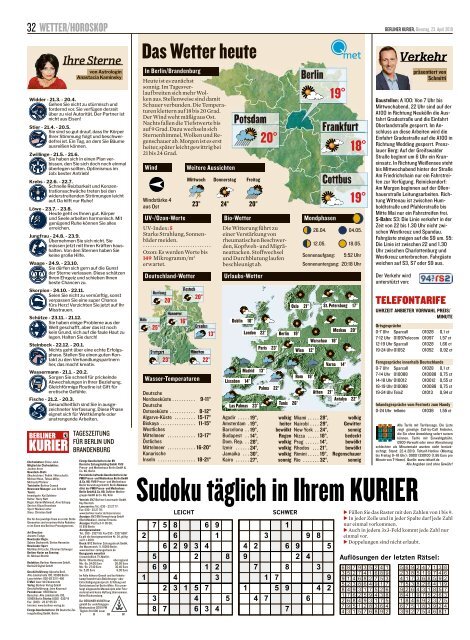 Berliner Kurier 23.04.2019