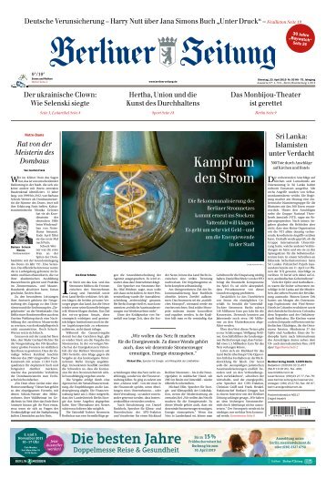 Berliner Zeitung 23.04.2019