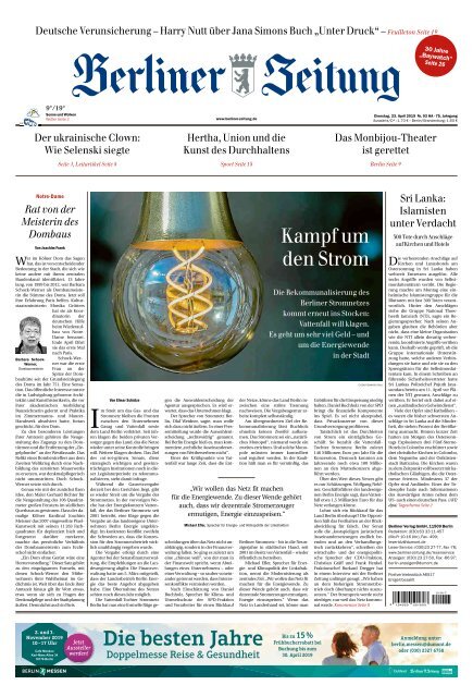 Berliner Zeitung 23.04.2019