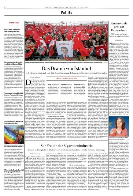 Berliner Zeitung 23.04.2019