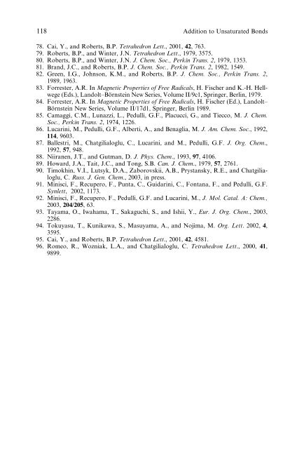 "Front Matter". In: Organosilanes in Radical Chemistry - Index of