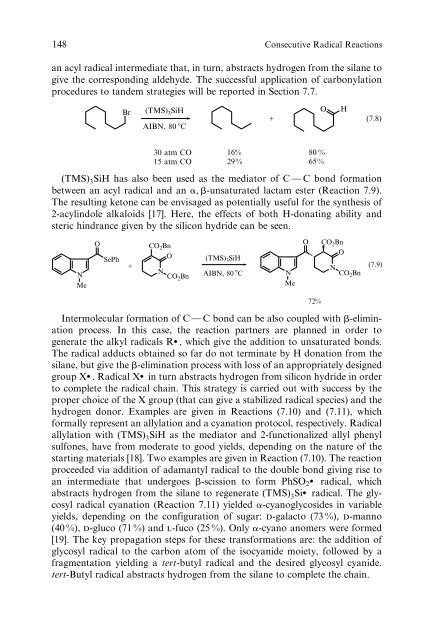 "Front Matter". In: Organosilanes in Radical Chemistry - Index of