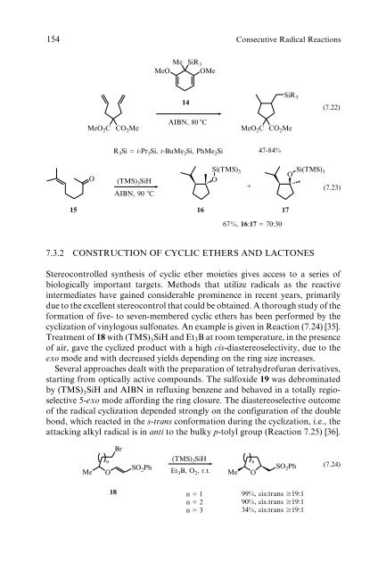 "Front Matter". In: Organosilanes in Radical Chemistry - Index of