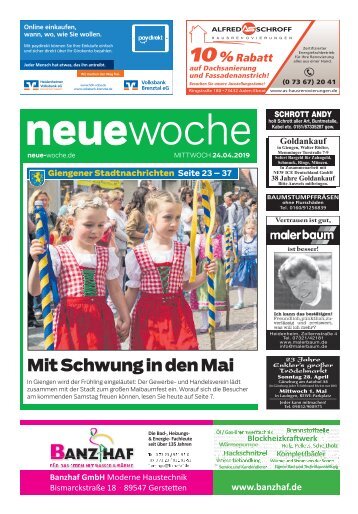 24.04.2019 NEUE WOCHE