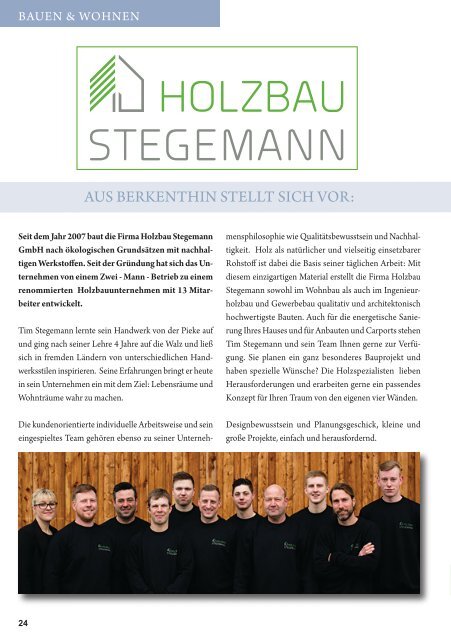 Die Besten Adressen - Ihr Magazin für die Stecknitz-Region April 2019