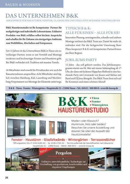 Die Besten Adressen - Ihr Magazin für die Stecknitz-Region April 2019