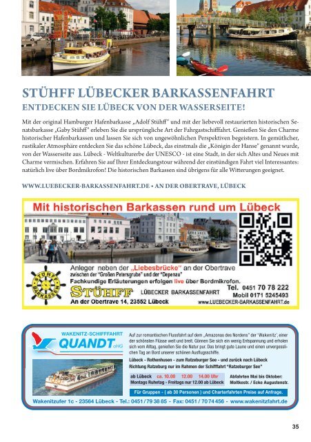 Die Besten Adressen - Ihr Magazin für die Stecknitz-Region April 2019