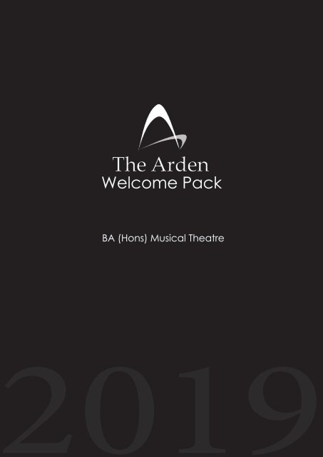 Welcome Pack - Musical Theatre 2019