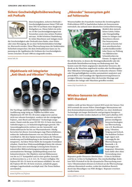 Industrielle Automation 3/2019