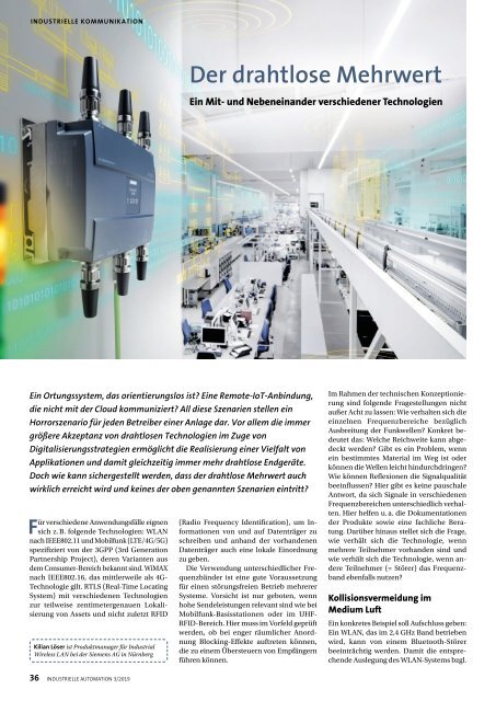 Industrielle Automation 3/2019