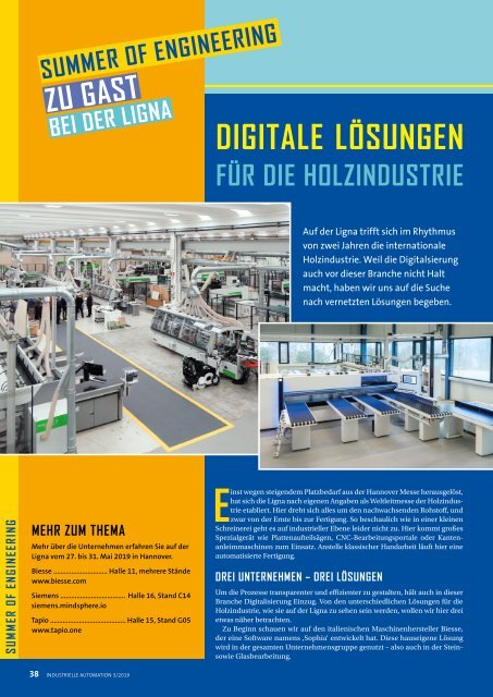 Industrielle Automation 3/2019