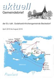 Aktuell April 2019 - August 2019