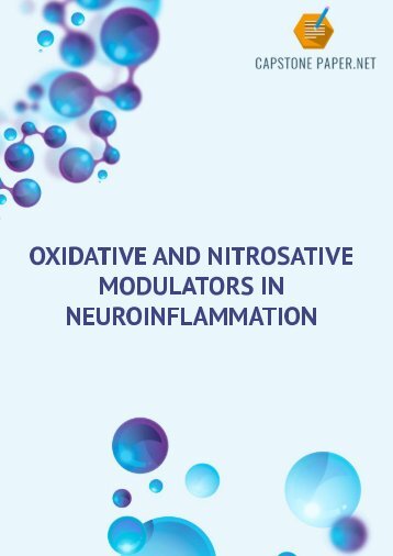 Oxidative And Nitrosative Modulators In Neuroinflammation