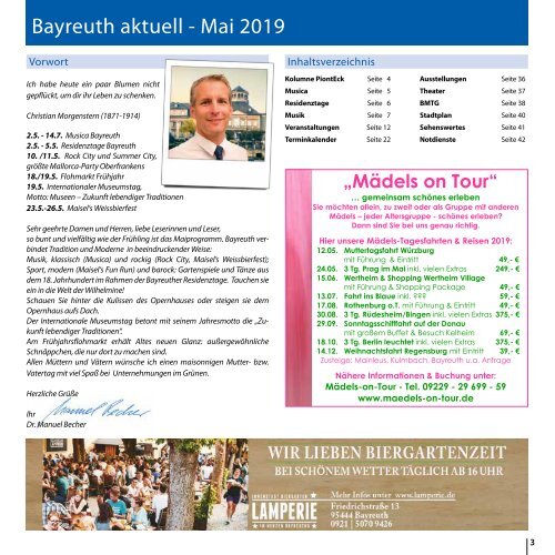 Bayreuth Aktuell Mai 2019