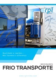 FRIO TRANSPORTE - NOVIDADES