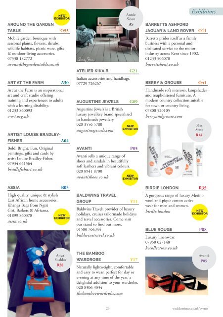 Showguide | MSF19 | Wealden Times Midsummer Fair 2019