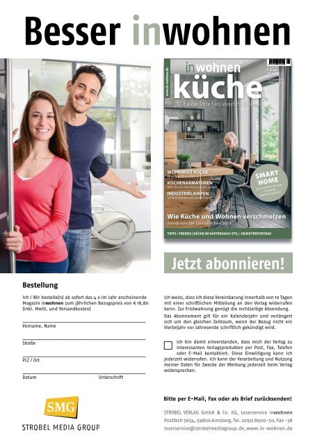 KÜCHENPLANER Ausgabe 3/4-2019 mit dem Sonderteil KÜCHENFERTIGUNG