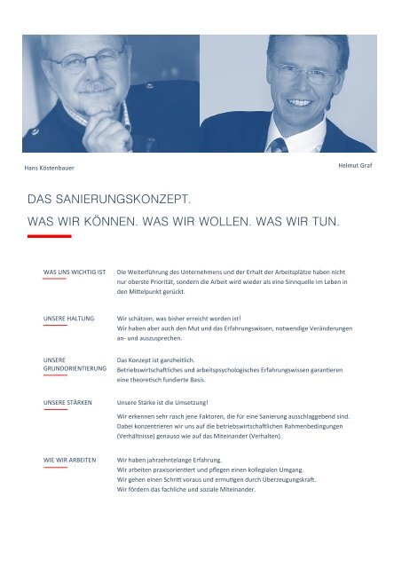 Sanierungsmanagement - Kundenfolder