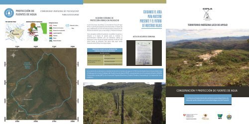 Conservación y protección de fuentes de agua Pucasucho