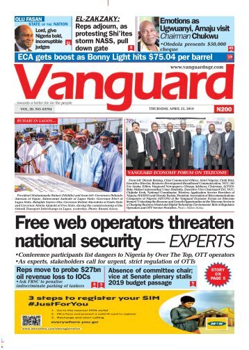 25042019 - Free web operators threaten national security — EXPERTS
